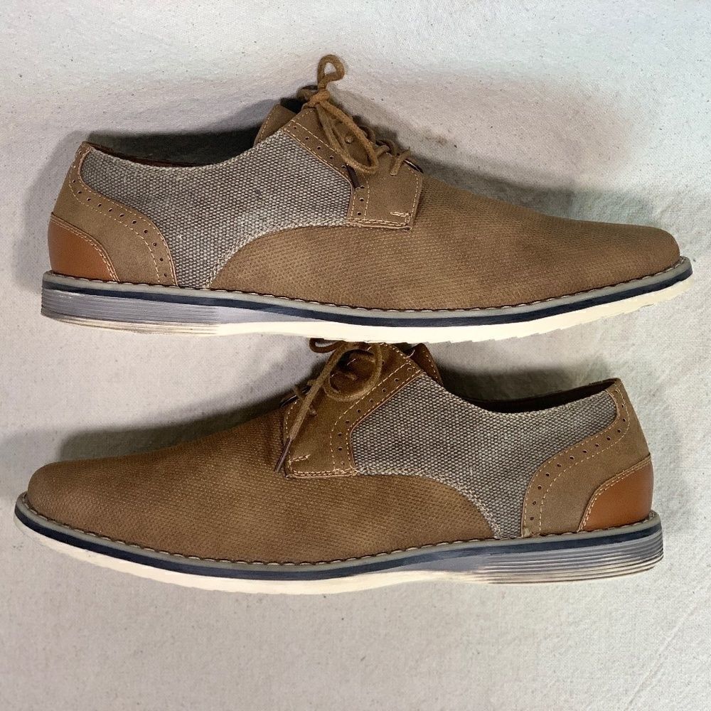 La Milano Canvas Oxfords Mens Size 9.5M - Picture 12 of 16